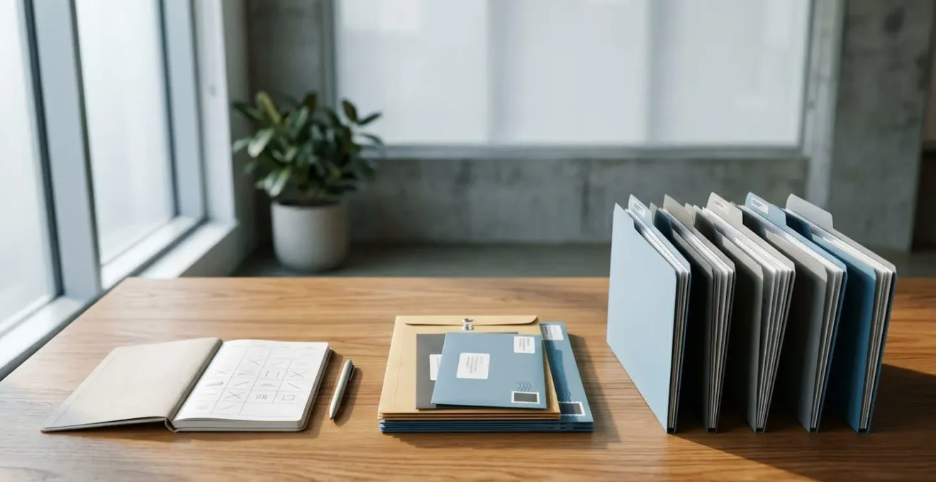 Calendrier et documents administratifs symbolisant les délais légaux de déclaration
