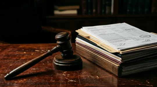 Marteau de juge et documents officiels évoquant les conséquences judiciaires sur les contrats d'assurance