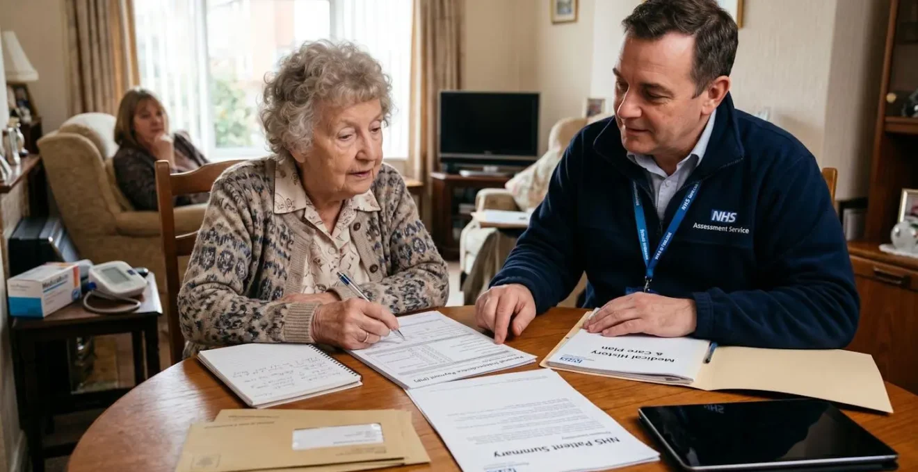Préparation documentaire pour l'évaluation médicale à domicile d'une personne âgée