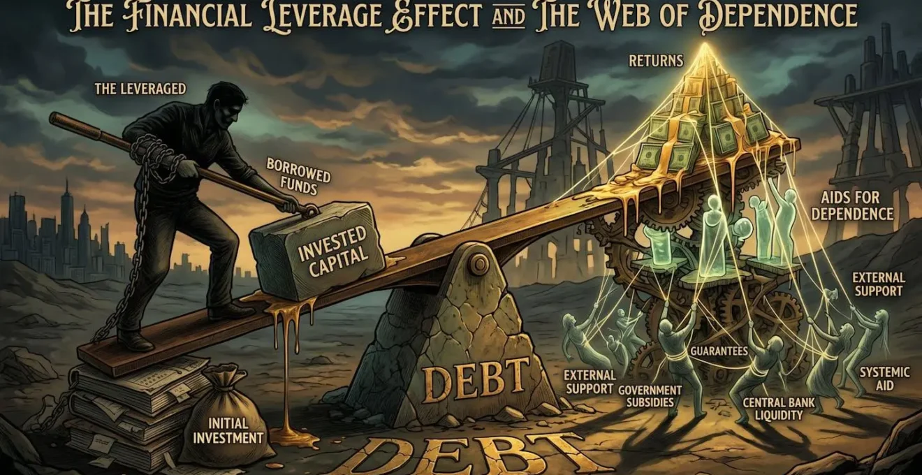 Représentation conceptuelle de l'effet de levier financier combinant différentes aides pour la dépendance.