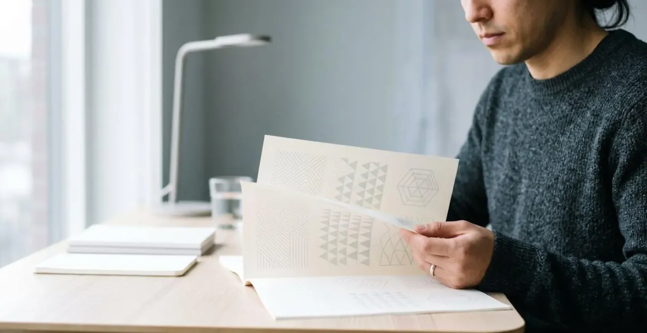 Consultation minutieuse de documents administratifs pour vérifier des informations personnelles